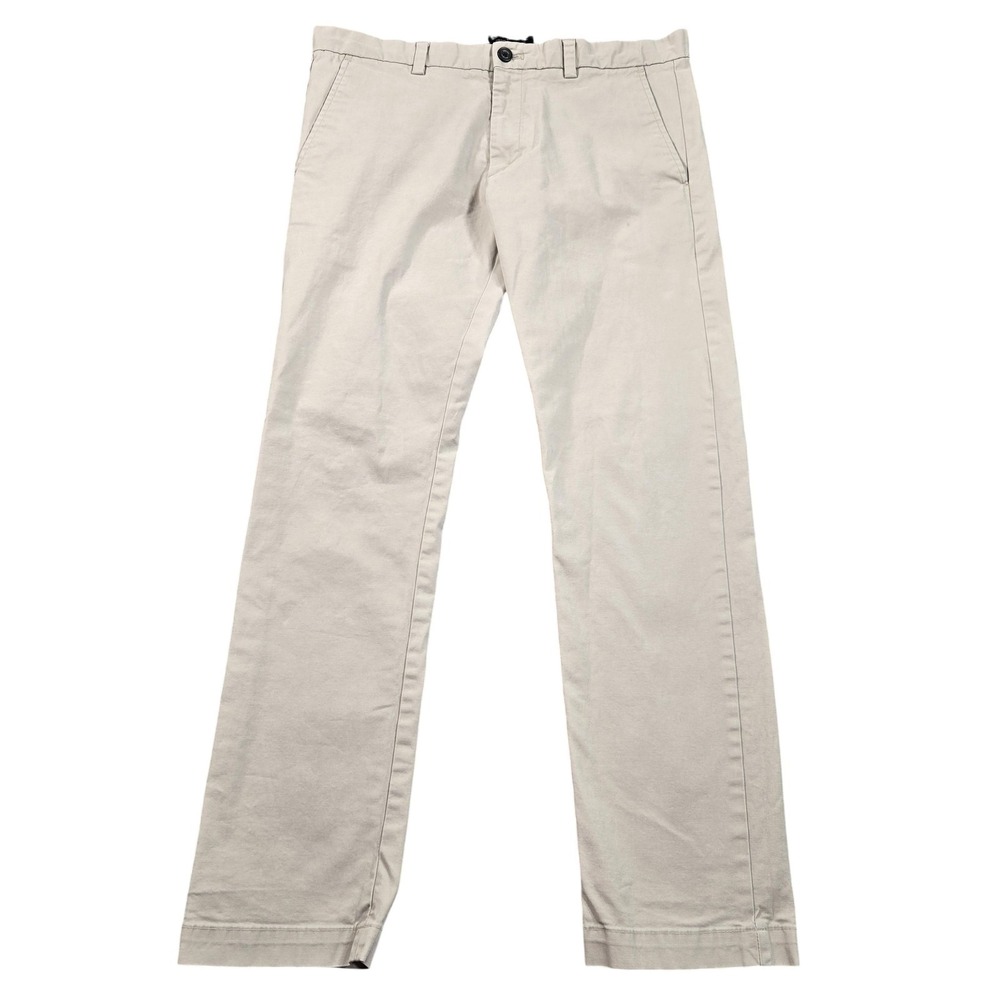 Banana Republic Pants Mens 34x30 Beige Fulton Skinny Stretch Chino Slim Fit
